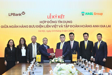  Ngày 04/3/2024, Ngân hàng TMCP Bưu điện Liên Việt (LPBank) và Tập đoàn Hoàng Anh Gia Lai (HAGL Group) chính thức ký kết hợp đồngNgày 04/3/2024, Ngân hàng TMCP Bưu điện Liên Việt (LPBank) và Tập đoàn Hoàng Anh Gia Lai (HAGL Group) chính thức ký kết hợp đồng